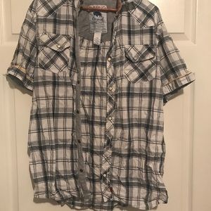 Men's short sleeve button down - Buffalo